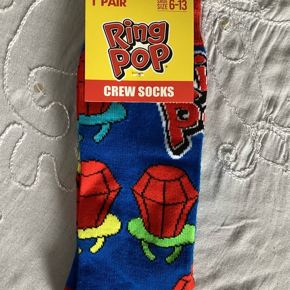 Ring Pop Socks with Playful Design 6-13